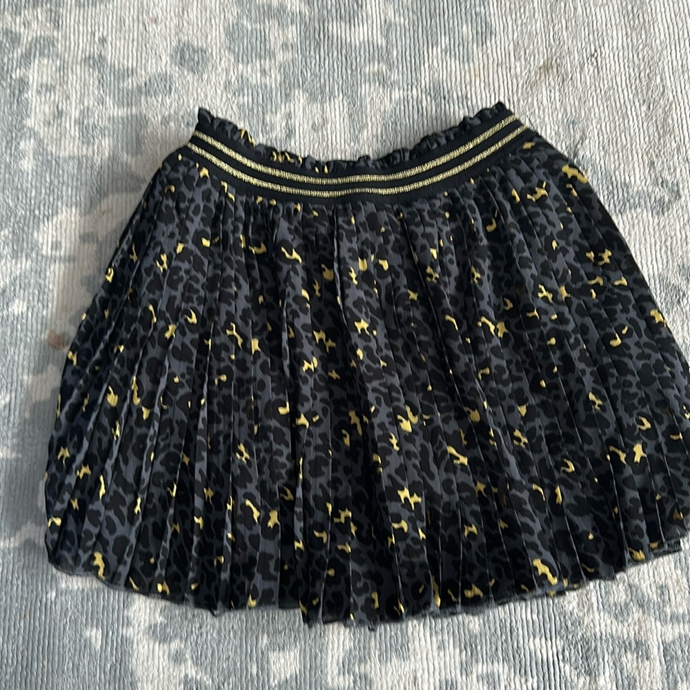 GIRL ANIMAL PLEATED PRINT SKIRT - size 4